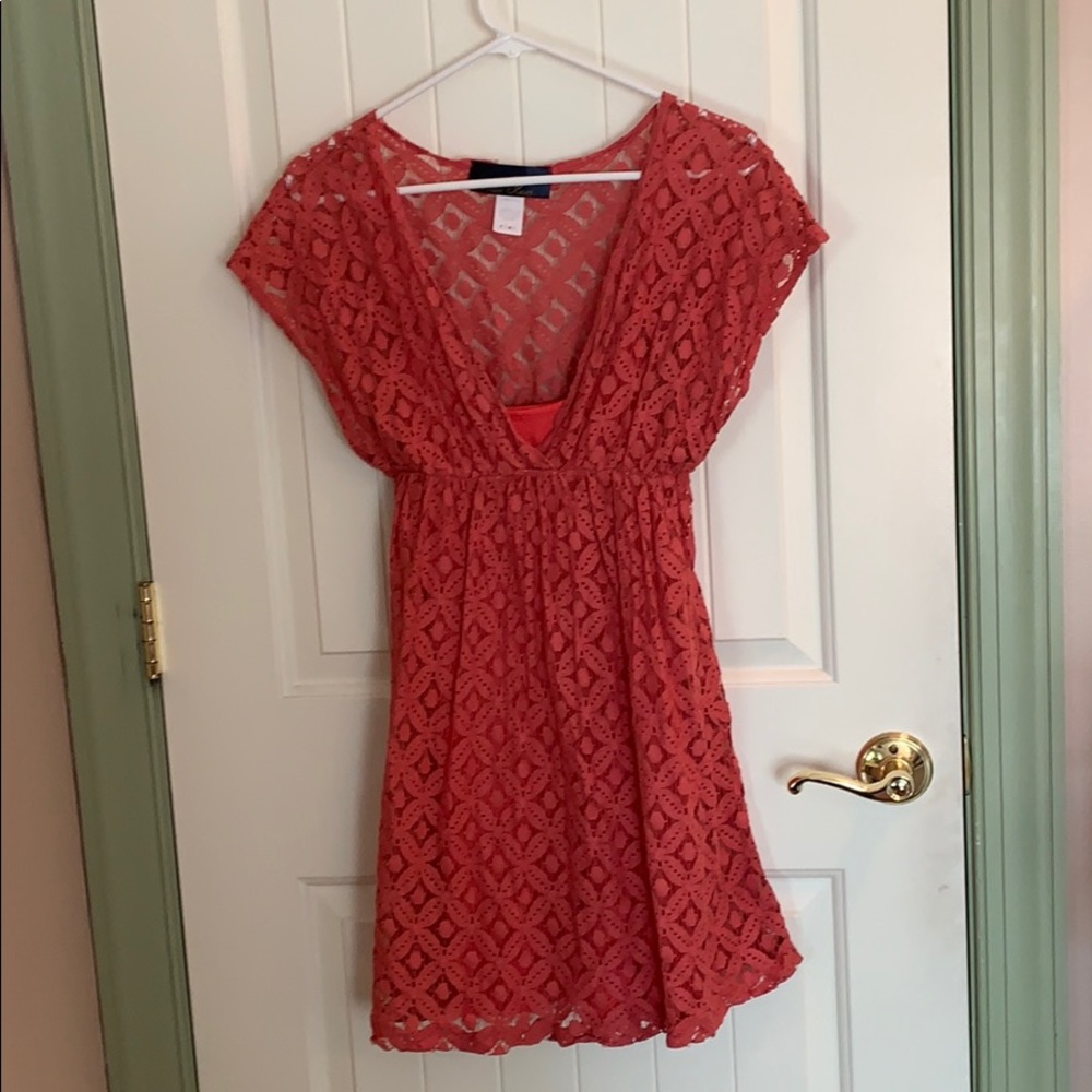 Floral lace dress